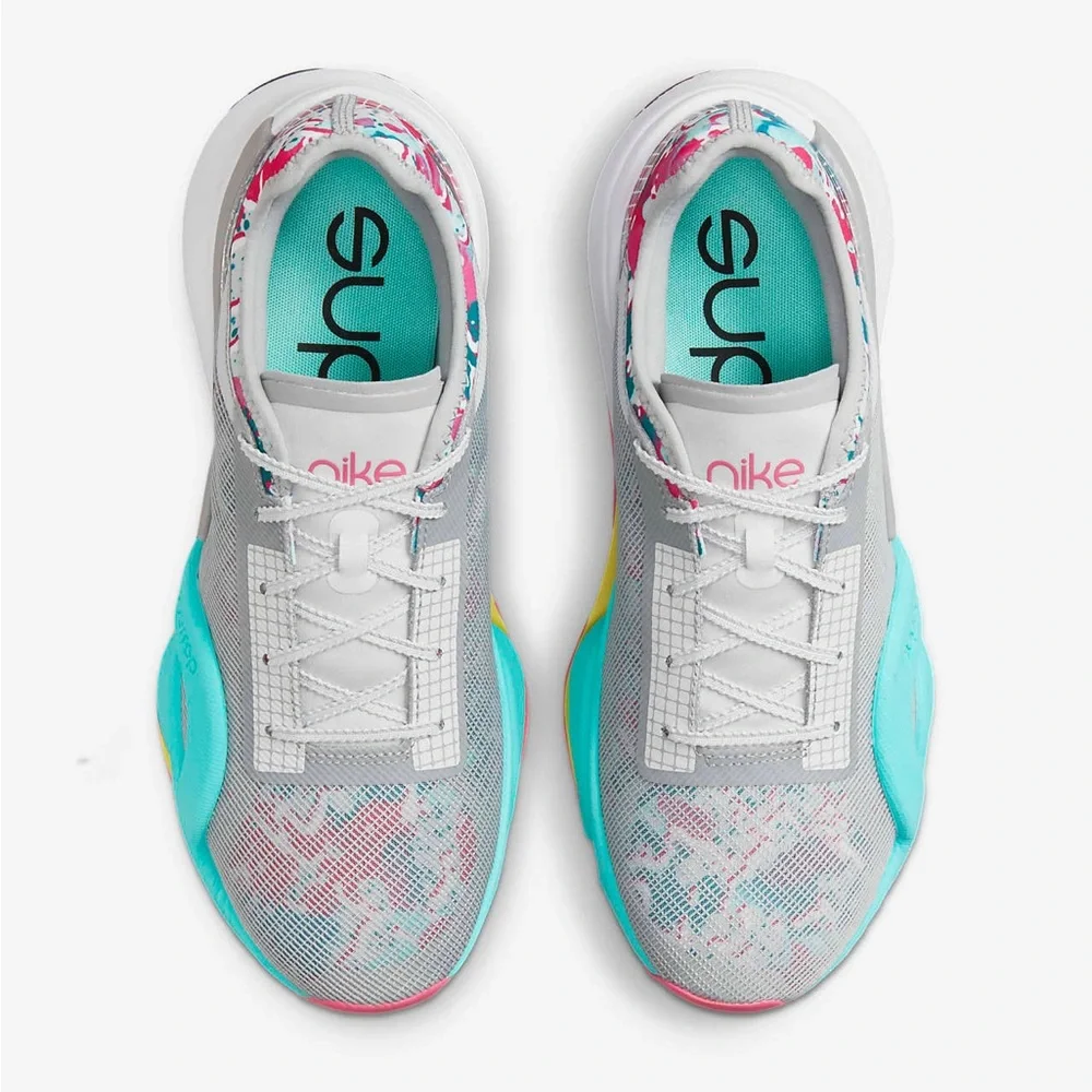 Nike Women's Training Shoes - Gray, Teal, Pink, Yellow